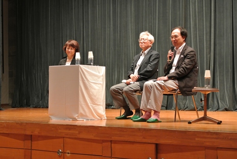 こころで聴く三島由紀夫Ⅱ　　アフタートークの様子